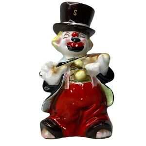 Vintage Enesco Clown Salt Shaker 1960s